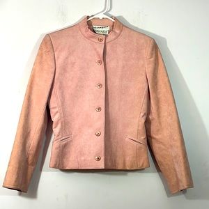 Vintage Blassport ultra suede, pink, size 10